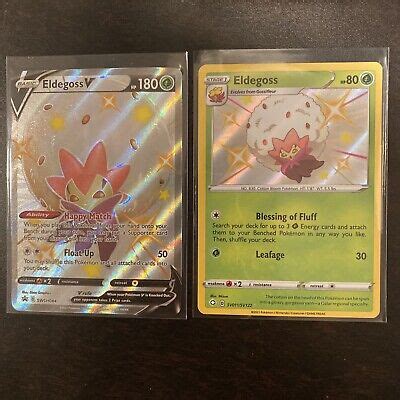 Eldegoss V Full Art Swsh Shiny Eldegoss Shining Fates Mint Nm