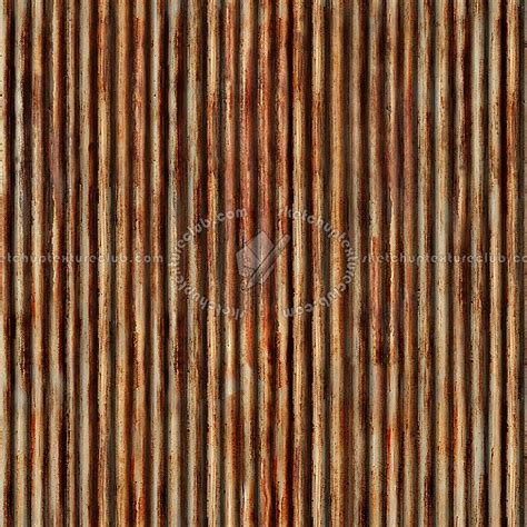 Dirty Rusted Corrugated Metal Texture Seamless