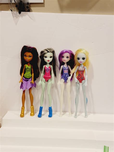 Monster High Cheerleader Doll Set Frankie Stein Ari Hauntington Clawdeen Wolf Etsy