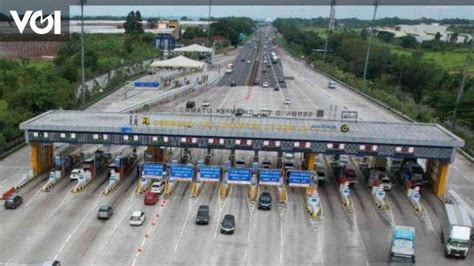 Korlantas Berlakukan Contraflow Di Tol Trans Jawa Saat Libur Imlek Dan