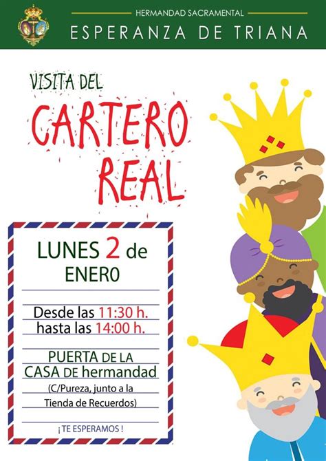 Visita Del Cartero Real De Sus Majestades Los Reyes Magos De Oriente A