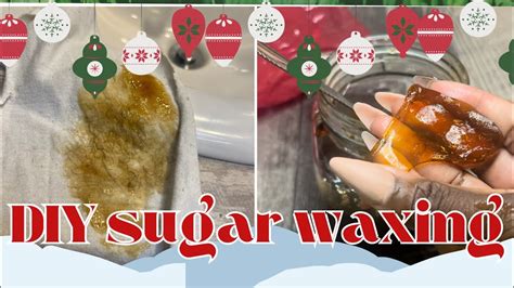 Realistic Diy Sugar Waxing At Home Assisted By My Husband Vlogmas Day