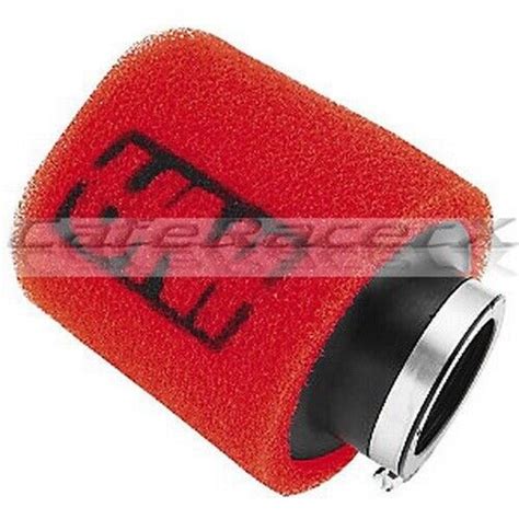 Uni Air Filter Clamp On Pod 2 50mm Id X 4 Dual Stage Angled Flange Up