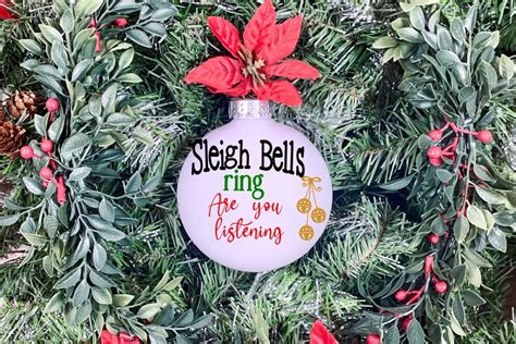 Sleigh Bells Ring Are You Listening Svg Dxf Pdf Jpeg For Etsy