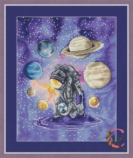 The Cosmos Is Inside Us Cross Stitch Pattern Code SKo 017 Sophia