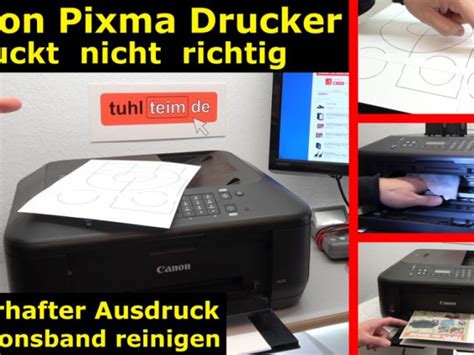 Canon Pixma Drucker Druckkopf Auswechseln Ausbauen Und Wechseln