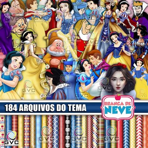 Kit Digital Branca De Neve Elo7 Produtos Especiais