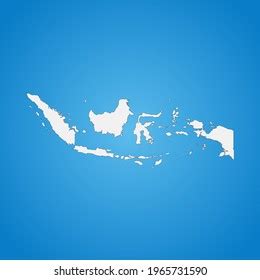 Highly Detailed Indonesia Map Borders Isolated Stock Vector Royalty