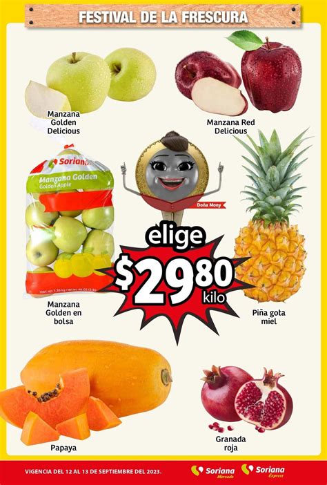 Ofertas Soriana Mercado En Despensa Frutas Y Verduras 12 Y 13 De