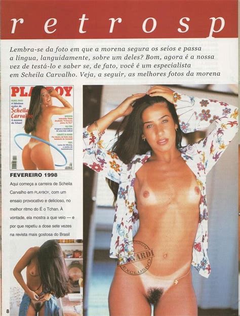 Naked Scheila Carvalho In Playboy Magazine Brasil