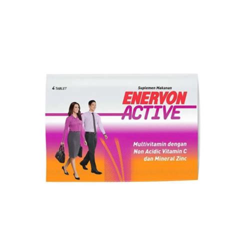 Enervon Active 4 Tablet Manfaat Kandungan Dosis Dan Efek Samping