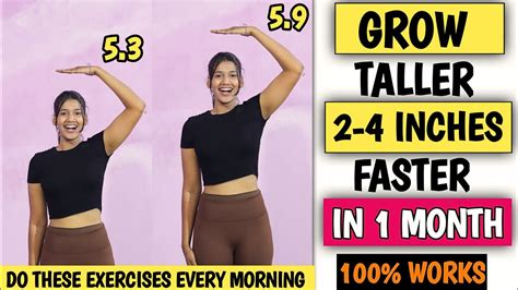 Grow Taller 2 4 Inches Faster In 1 Month Height Boosting Exercises