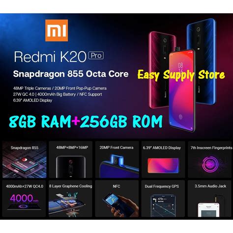 Xiaomi Redmi K Pro Gb Ram Gb Rom Mi T Pro Global Version