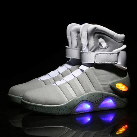 Future Warrior High Top Luminous Casual Men Shoes Led Glow In The Dark Lighting Footwear For ...