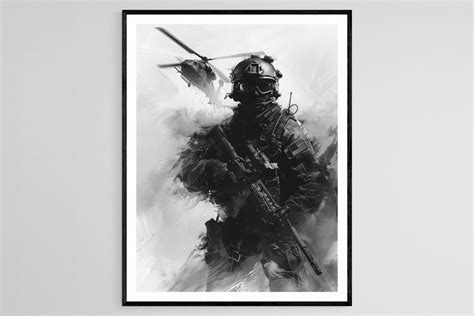 Us Navy Seal Poster Stunning Military Artwork Etsy