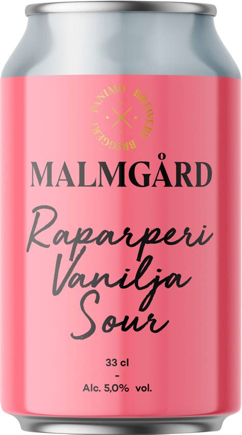 Malmgård Raparperi Vanilja Sour tölkki Alko