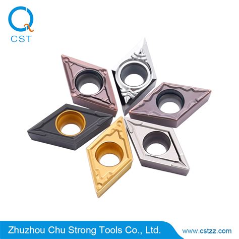 Tungsten Carbide Insert DCMT11T304 For Processing Steel Turning Tools