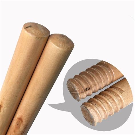 Varnished Wood Broom Stick With Italian Screw Kl V002 China