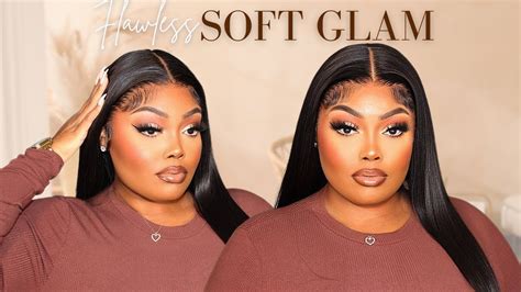 Detailed Flawless Soft Glam Makeup Tutorial WOC Makeup Ft VooGlam