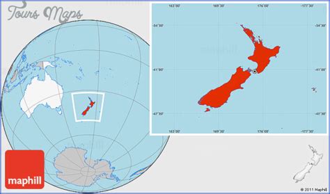 Where Is New Zealand Located On The World Map