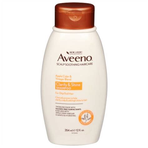 Aveeno® Apple Cider Vinegar Blend Clarify And Shine Shampoo 12 Fl Oz Harris Teeter