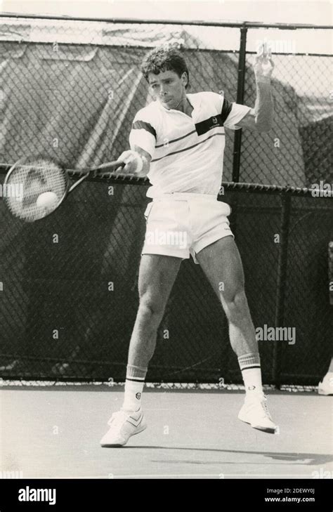 American tennis player Jimmy Arias, US Open 1986 Stock Photo - Alamy