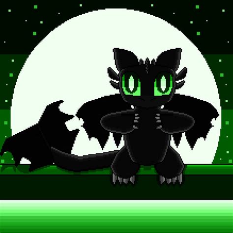 Toothless Pixel Art By Superhypersonic2000 On Deviantart