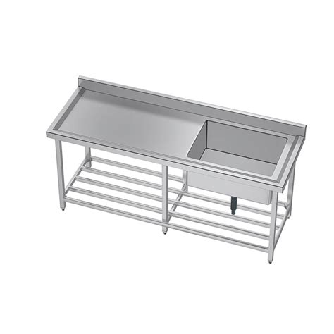 Guanbai Industrial Inox Sink Table Stainless Steel Kitchen Sink