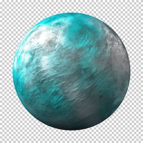 Premium PSD Uranus Planet Concept Isolated On Transparent Background