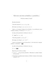 Ejercicios De Sucesiones Aritmetica Geometrica Pdf Ejercicios Sucesi