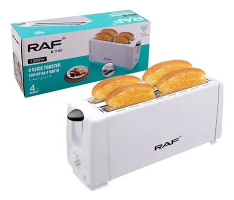 Torradeira automática de 4 pães Raf R 265 1200w cor branca MercadoLivre