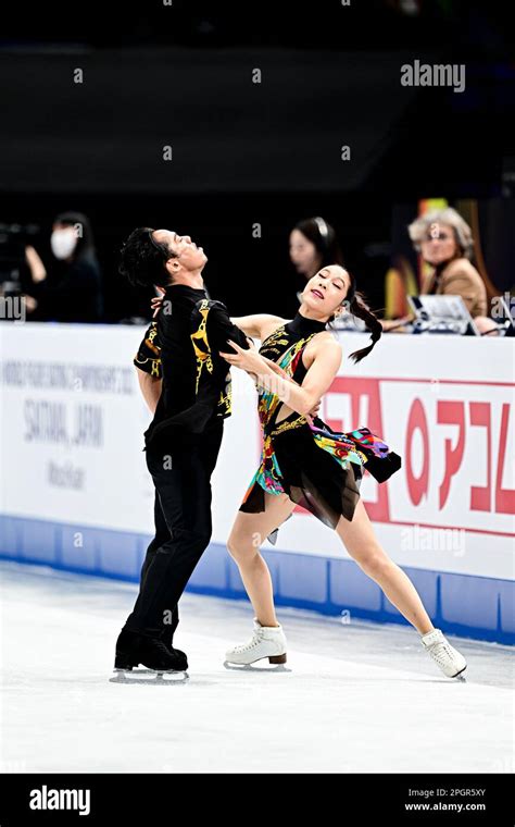 Kana Muramoto And Daisuke Takahashi Jpn During Ice Dance Rhythm Dance