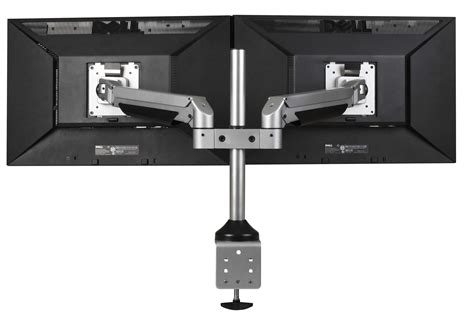 Antsys GSD242 Dual Monitor Desk Clamp LCD Bracket Monitor Mount