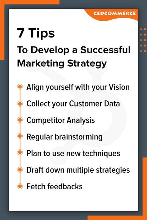 7 Tips For A Successful Marketing Strategy