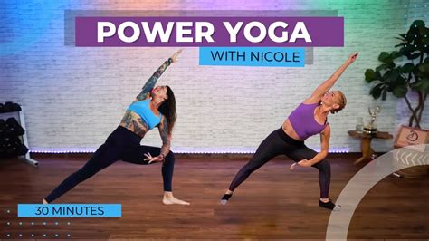 30 Minute Power Yoga With Nicole Vinyasa Flow Youtube