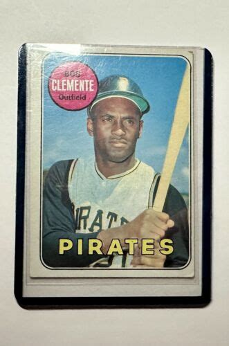 Topps Bob On Card Roberto Clemente Ebay