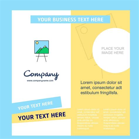 Image Company Brochure Template Vector Busienss Template 14229324 ...