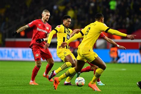 The Bundesliga Match Fc Bayer Leverkusen Vs Borussia Dortmund