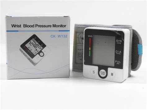 Electric Sphygmomanometer Wrist Blood Pressure Monitor Bp Meter Watch