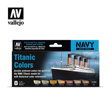 Model Air Set Titanic Colors X Ml Navy Colors Harrastekauppa Hobbylinna