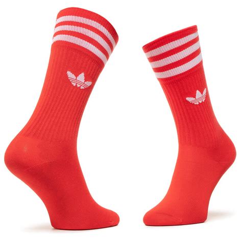 Zestaw Par Wysokich Skarpet Unisex Adidas Solid Crew Sock Gd