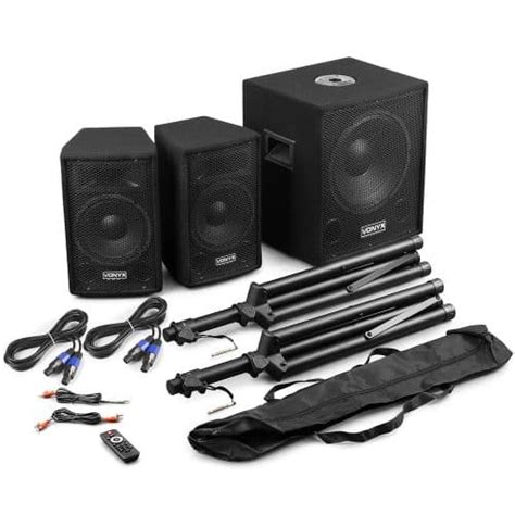 Vonyx VX0812BT 2 1 Active Speaker Set With Bluetooth