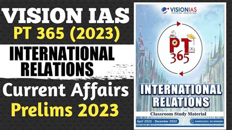 International Relations Vision Ias Set For Upsc Upsc