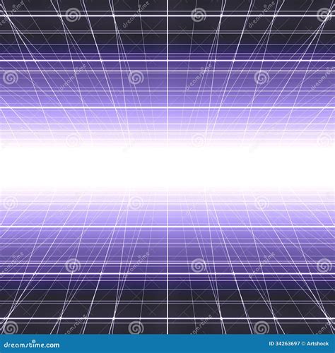 Glowing Cyber Grid Stock Illustration Illustration Of Columns 34263697