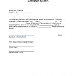 Free Florida Short Form Notary Acknowledgement Partnership Pdf Word