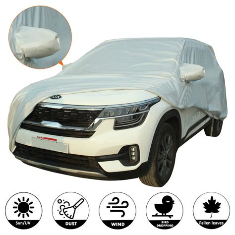 Allextreme K7003 Car Body Cover For Kia Seltos Custom Fit Dust Uv Heat