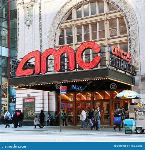 Amc On 42nd Street In Nyc Editorial Stock Image Image 22109654