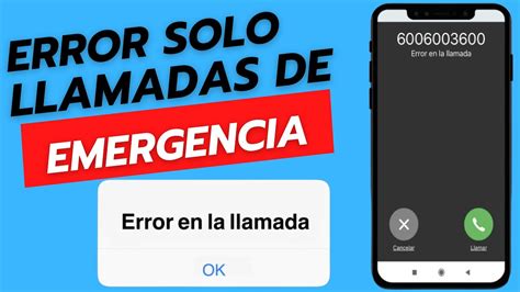 Cómo solucionar red móvil no disponible y solo llamadas de emergencia