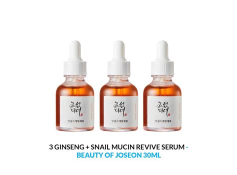 Ripley Revive Serum Ginseng Snail Mucin Beauty Of Joseon Ml