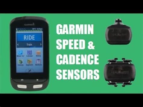 New Garmin Speed Cadence Sensors Overview Installation YouTube